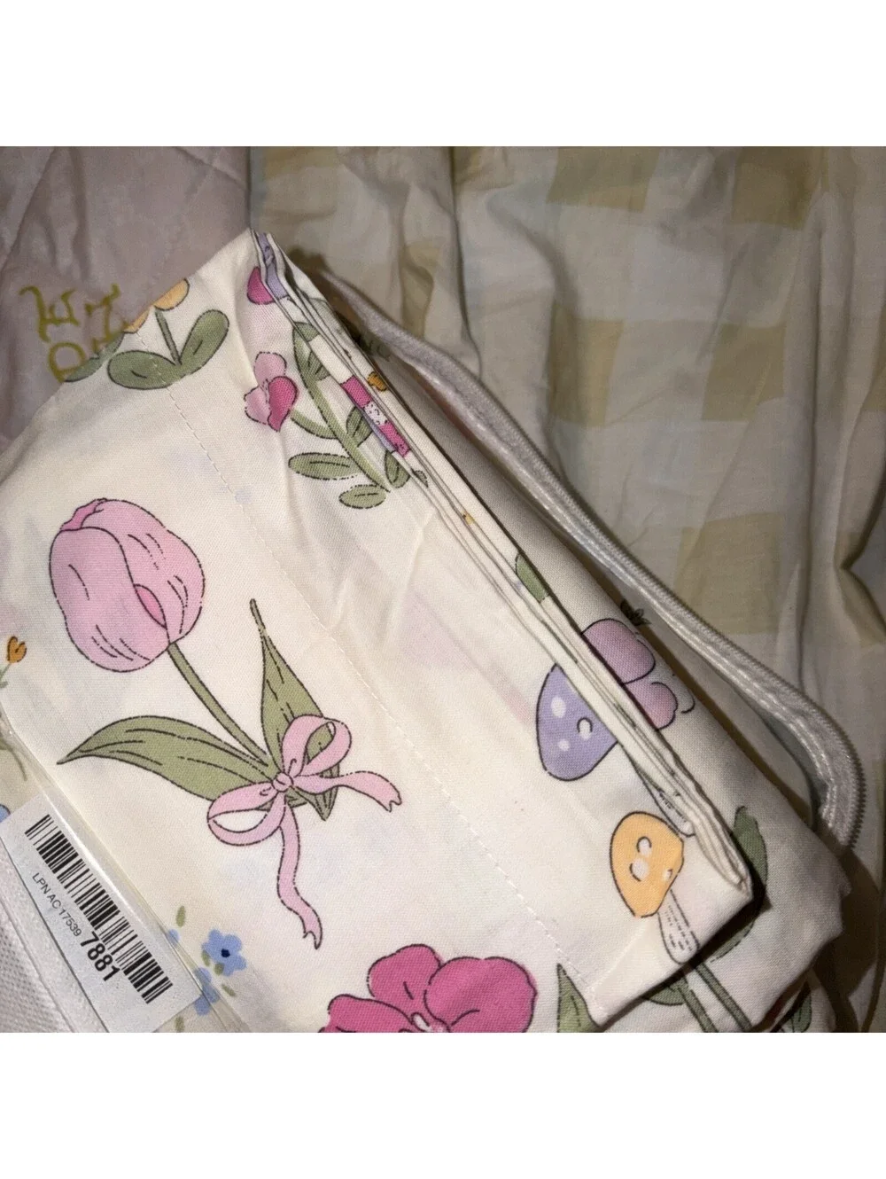 Brandream Watercolor Floral Wildflower Bedding Duvet Set - King Size - 3 Pcs NEW